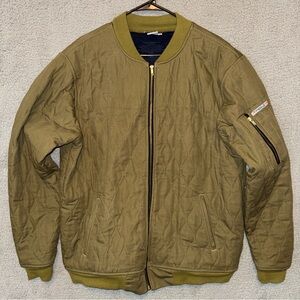 Tyndale Versa Insulated FR Bomber Jacket Olive Quilted CAT4 NFPA2112 XL NWOT